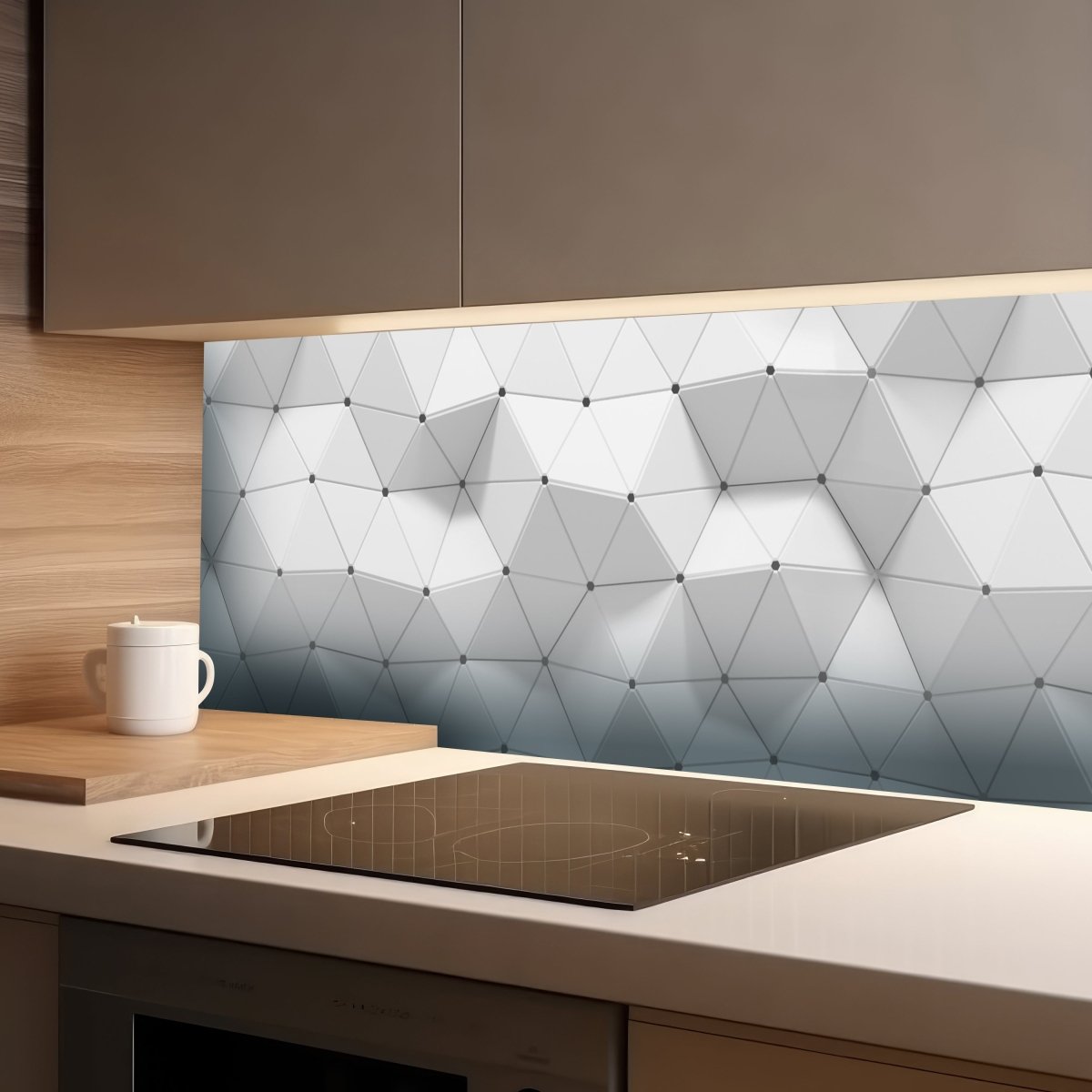 Küchenrückwand abstraktes geometrisches Muster M1430 entdecken - Bild 1 Küchenrückwand abstraktes geometrisches Muster M1430 entdecken - Bild 1