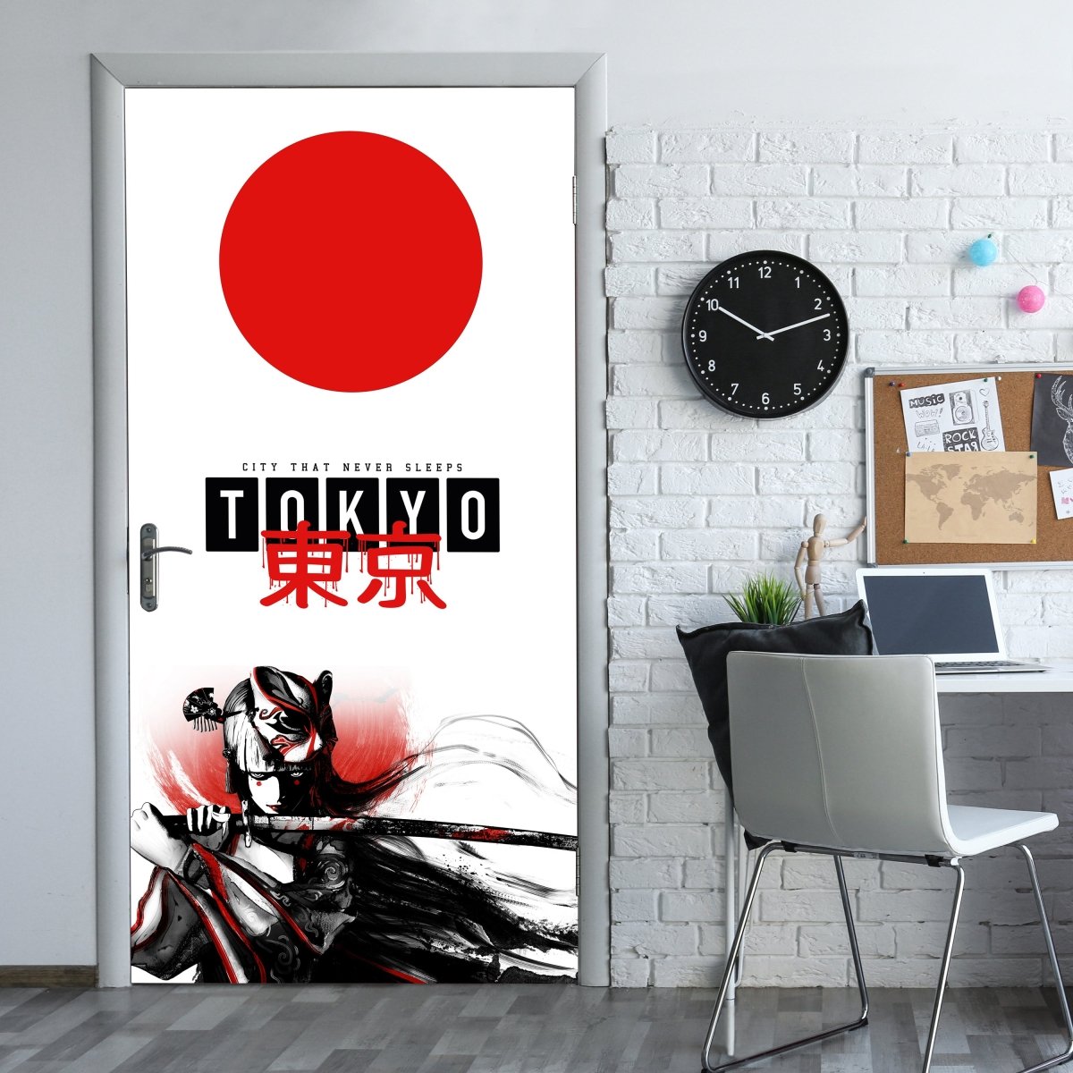 Türtapete Tokyo, Japan, Samurai M1519 - Bild 1
