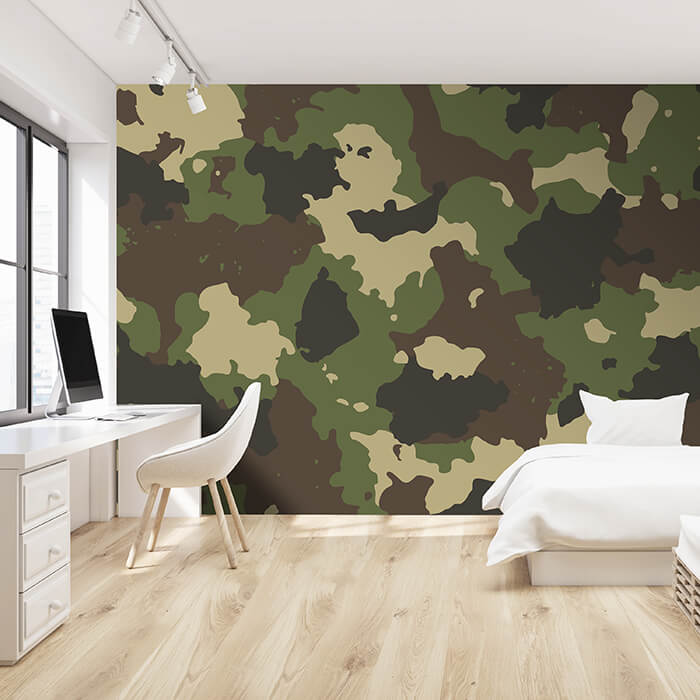 Fototapete Camouflage Tarn Militär M6167 - Bild 1