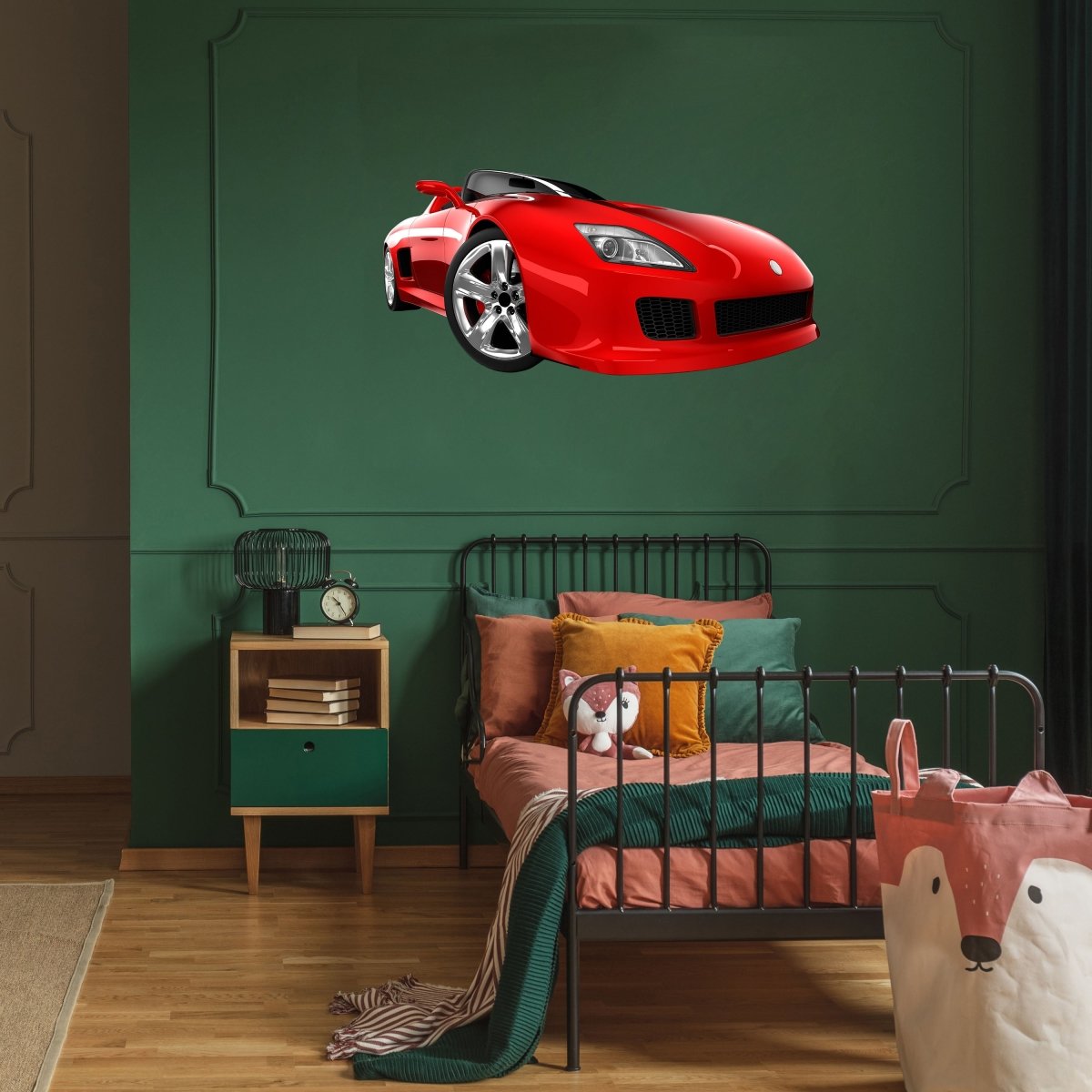 Wandsticker Roter Cabrio Sportwagen, Auto, Rennsport WS00000105 - Bild 2