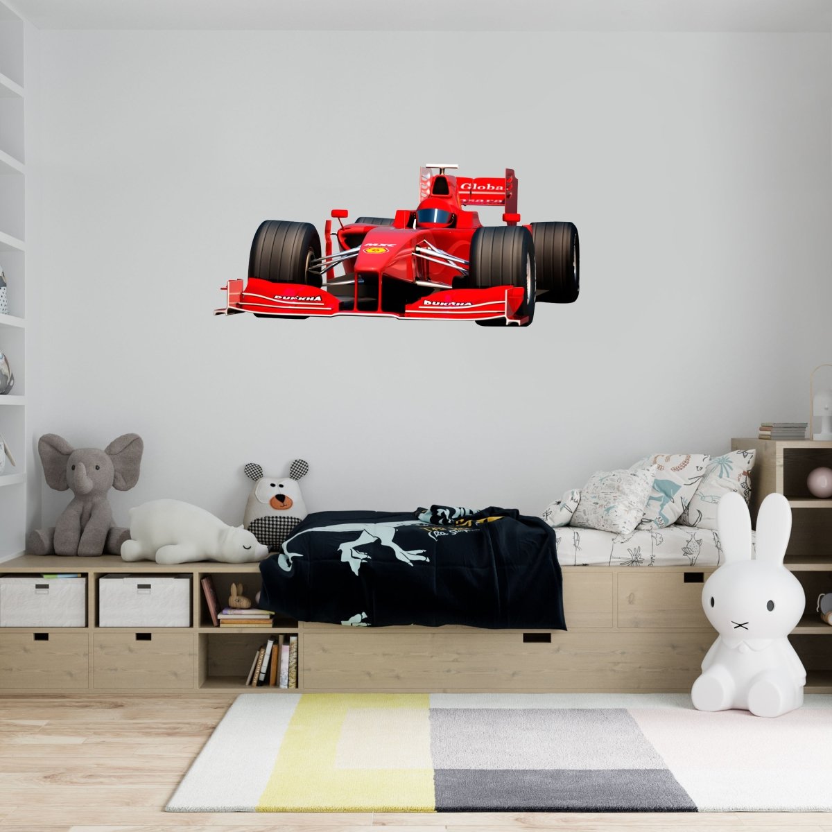 Wandsticker Formel 1 Wagen, Rennsport, Fahrer WS00000109 - Bild 1