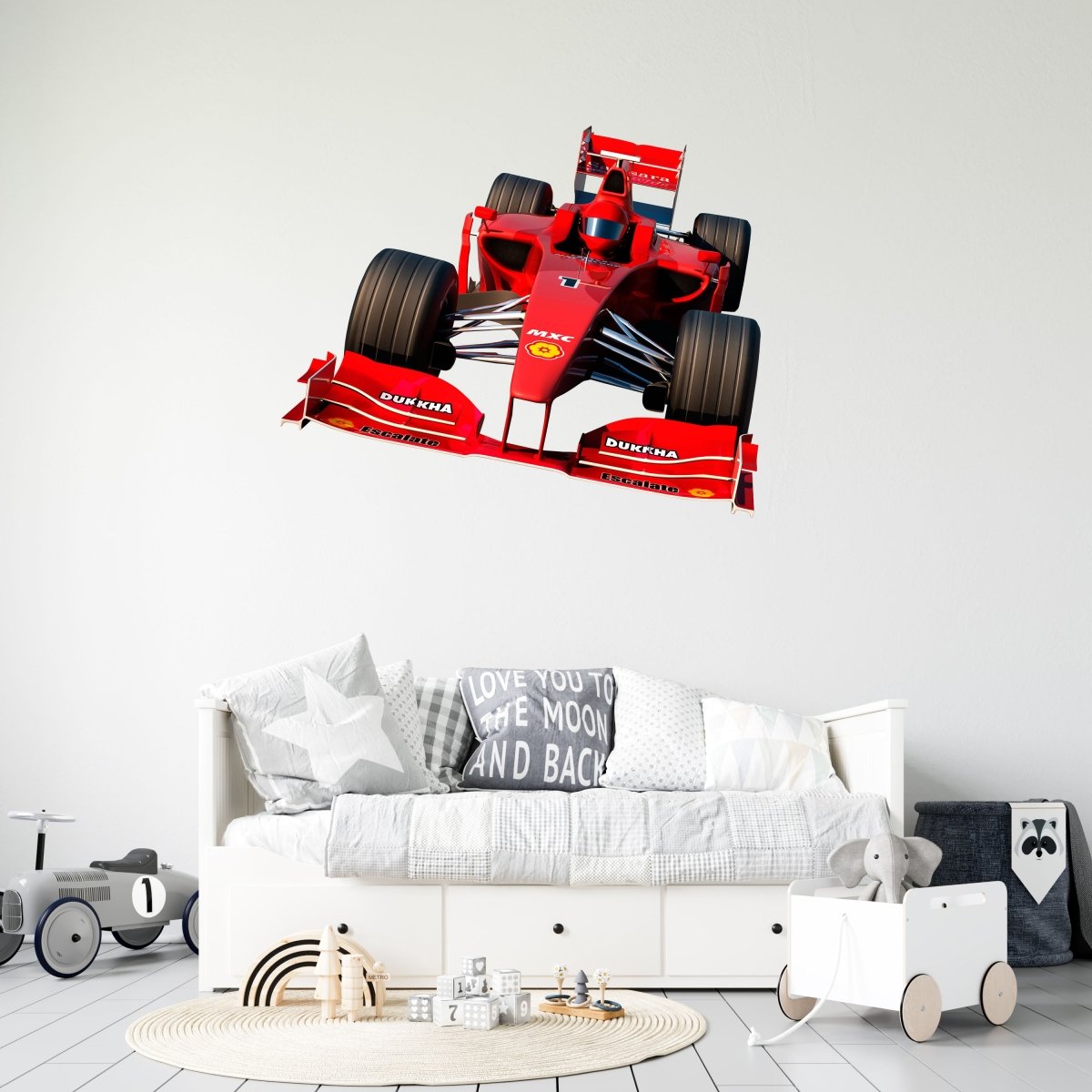 Wandsticker roter Formel 1 Wagen, Rennsport, Auto WS00000110 - Bild 3