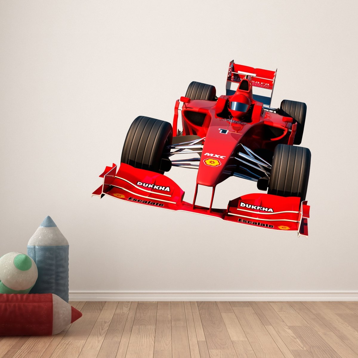 Wandsticker roter Formel 1 Wagen, Rennsport, Auto WS00000110 - Bild 6