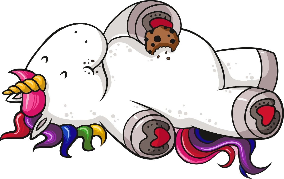 Wandsticker Regenbogen-einhorn, Cookie, Snacks WS00000114 - Bild 4