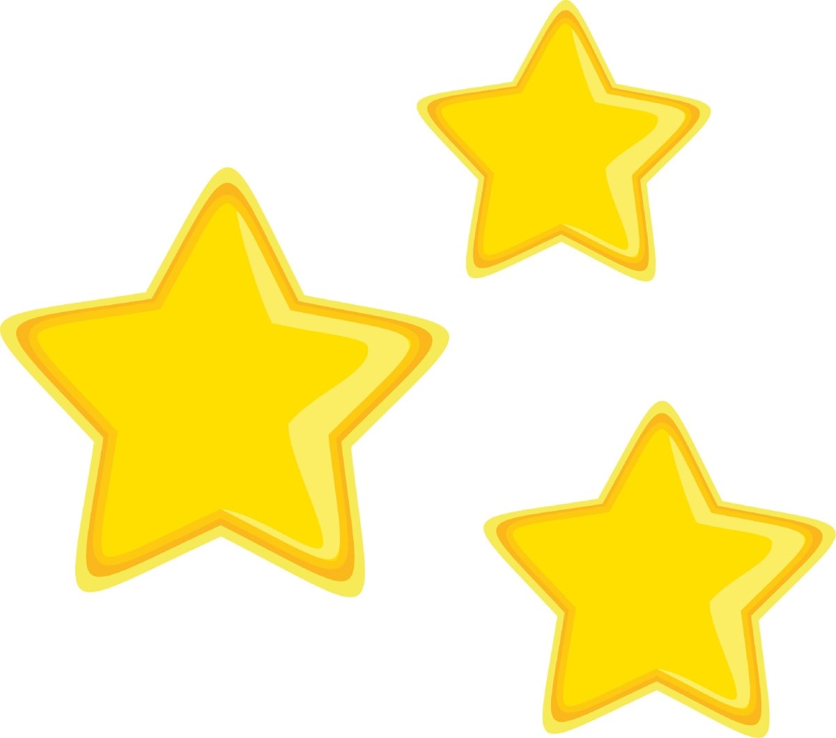 Wandsticker 3 Sterne im Weltall, Kinder-motiv, Stern WS00000120 - Bild 4