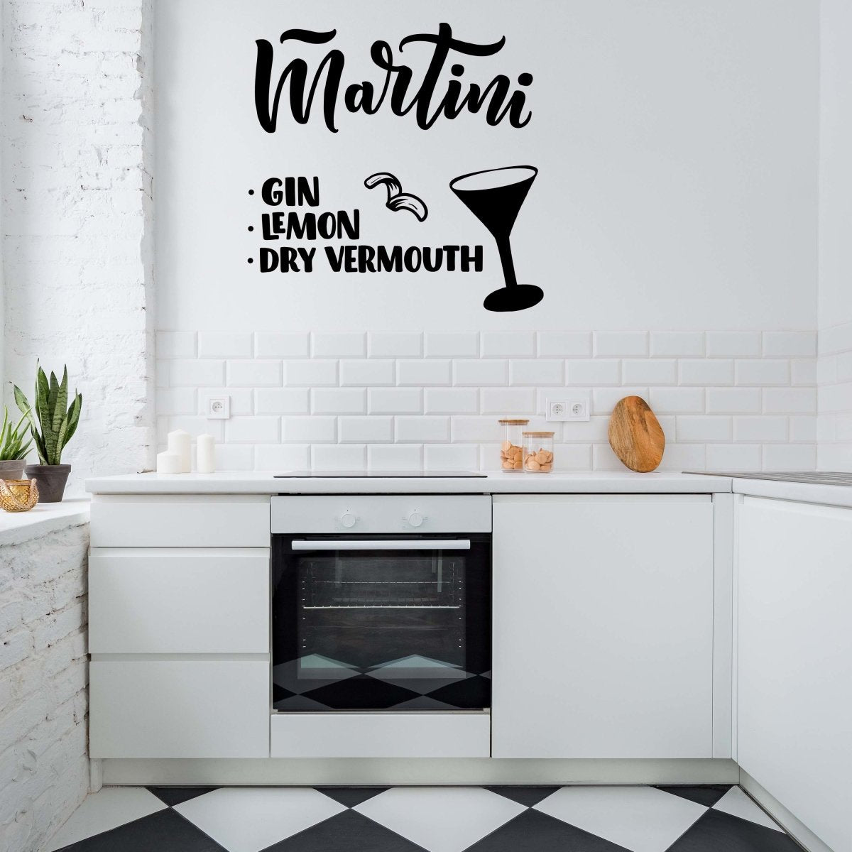 Wandtattoo Rezept Cocktail Martini WT00000058 entdecken - Bild 2