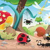 Wall mural nursery forest insects M0031