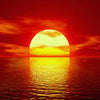 Papier peint Coucher de soleil sur la mer 1 M0048
