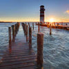 Wall mural lighthouse sea M0238