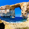 Papier peint Île Bleu Fenêtre Gozo M0288