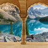 Wall Mural Columns Sea and Mountain Landscape M0601