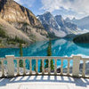 Fototapete Blick vom Balkon - Rocky Mountains Kanada M0605