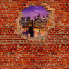 Wall Mural New York at Night - Red Brick M0611
