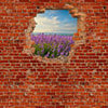 Wall Mural Lavender - Red Brick M0615