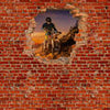 Wall Mural Extreme Biker - Red Brick M0620