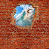 Wall Mural Surfing - Red Brick M0682