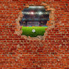 Wall Mural Soccer Field - Red Brick M0683