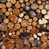 Wall mural wood wood look wood pile M0706