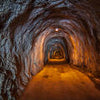 Photo murale tunnel souterrain M0816