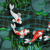Peinture murale Chambre d'enfant étang à poissons M0862
