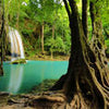 Fototapete Landschaft von Thailand mit Wasserfall M0901