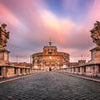 Fototapete Rom, Sant Angelo Brücke und Schloss M1035