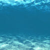 Light blue underwater mural M1053
