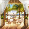 Wall Mural Vacation Balcony Beach M1087