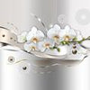 Wall mural orchid ornaments pattern M1115