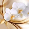 Fototapete Floral Orchidee Gold M1119