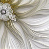 Wall mural pearl yellow flower M1200