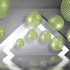 Wall Mural Green Spheres 3D Effect M1324