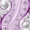 Wall mural pearls white gray purple M1370