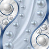 Wall mural pearls white gray blue M1371