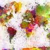 Wall Mural World Map Watercolor Graffiti M1423