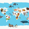 Wall Mural World Map M1481