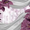 Wall Mural Lily Red M1505