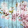 Wall Mural Blue Wood Blossoms Branch M1580