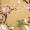 Photo wallpaper bright vintage flowers M1635