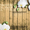 Wall Mural Sepia wood white orchid M1637