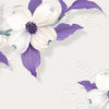 Fototapete Blumen Ornament Violet M1671
