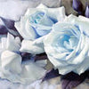 Papier peint roses Rose bleue M1775