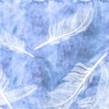 Wall mural Blue watercolor feathers M1941