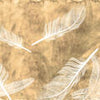 Papier peint plumes aquarelle beige M1943