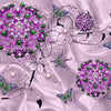 Papier peint fleurs violettes M3504