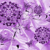 Papier peint fleurs violettes M3515