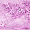 Wall Mural Flowers Pink Ornament M3633
