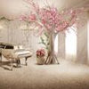 Wall Mural Room Extension Piano Tree M3845
