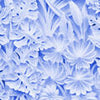 Fototapete blau Gips Blätter Stein Pflanzen M4544