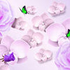 Papier peint roses roses papillons orchidées M4554
